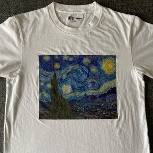 Limited Release Uniqlo UT x MoMA Starry Night Sz.S